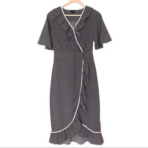 Polka Dot Wrap Dress